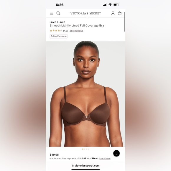 Victoria’s Secret lightly lined full coverage 42/c - Picture 4 of 4